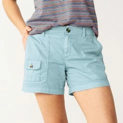 Women's Sonoma Goods For Life® Comfort Waist 5" Utility Shorts Brown -Sonoma Goods For Life shop unnamed file 4699