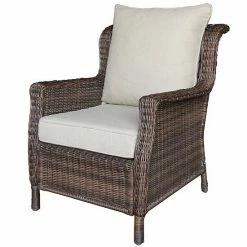 Sonoma Goods For Life® Cortena Wicker Lounge Arm Chair Brown