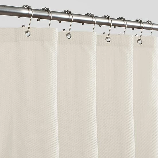 Sonoma Goods For Life® Medium Weight Fabric Shower Curtain Liner White 5 Sonoma Goods For Life® Medium Weight Fabric Shower Curtain Liner White - Image 3