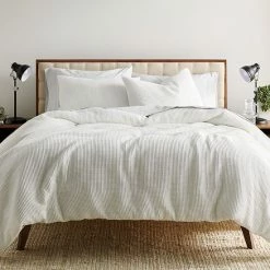 Sonoma Goods For Life® Andorra Waffle Duvet Set With Shams Blue