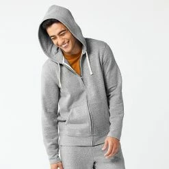 Men's Sonoma Goods For Life® Full-Zip Hoodie Gray
