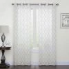 Sonoma Goods For Life® 2-pack Fret Embroidery Window Curtains Beige