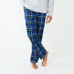 Men's Sonoma Goods For Life® Super Soft Pajama Set Large Blue Plaid -Sonoma Goods For Life shop unnamed file 4799