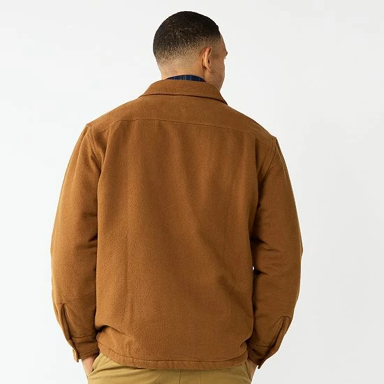 Men's Sonoma Goods For Life® Shirt Jacket Cabin Brown 4 Men's Sonoma Goods For Life® Shirt Jacket Cabin Brown - Image 2