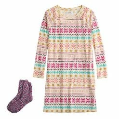 Women's Sonoma Goods For Life® 2-pc. Long Sleeve Crewneck Sleepshirt & Socks Set Ivory Starry 14 Women's Sonoma Goods For Life® 2-pc. Long Sleeve Crewneck Sleepshirt & Socks Set Ivory Starry -Sonoma Goods For Life shop unnamed file 4871