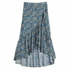 Women's Sonoma Goods For Life® Wrap Ruffle Maxi Skirt Blue Floral -Sonoma Goods For Life shop unnamed file 4879