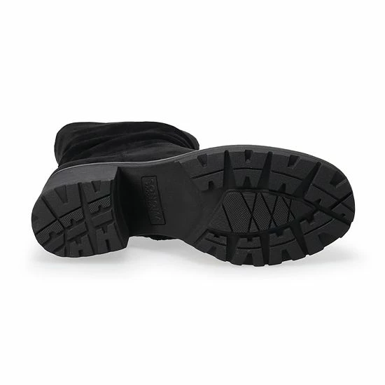 Sonoma Goods For Life® Saxophone Stacked Slough Women's Mid Shaft Boots Whiskey 6 Sonoma Goods For Life® Saxophone Stacked Slough Women's Mid Shaft Boots Whiskey - Image 4