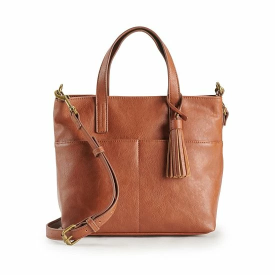 Sonoma Goods For Life® Mini Pocket Tote Bag Black 6 Sonoma Goods For Life® Mini Pocket Tote Bag Black - Image 4