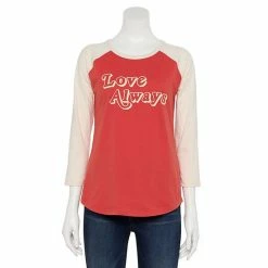 Women's Sonoma Goods For Life® Three Quarter Sleeve Baseball Graphic Tee Grey See The Change -Sonoma Goods For Life shop unnamed file 4991