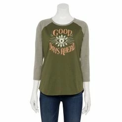 Women's Sonoma Goods For Life® Three Quarter Sleeve Baseball Graphic Tee Grey See The Change -Sonoma Goods For Life shop unnamed file 4994