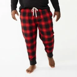 Big & Tall Sonoma Goods For Life® Flannel Sleep Pants Black Retro Planets -Sonoma Goods For Life shop unnamed file 5016