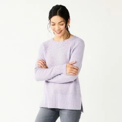 Women's Sonoma Goods For Life® Textured Raglan Sweater
