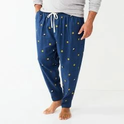 Big & Tall Sonoma Goods For Life® Flannel Sleep Pants Black Retro Planets -Sonoma Goods For Life shop unnamed file 5021