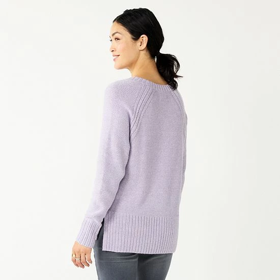 Women's Sonoma Goods For Life® Textured Raglan Sweater 4 Women's Sonoma Goods For Life® Textured Raglan Sweater - Image 2