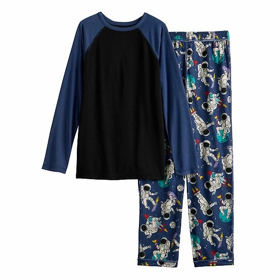Boys 5-20 Sonoma Goods For Life® Adaptive Sensory & Easy Dressing Raglan Top & Pants Pajama Set Teal Gaming 7 Boys 5-20 Sonoma Goods For Life® Adaptive Sensory & Easy Dressing Raglan Top & Pants Pajama Set Teal Gaming - Image 5