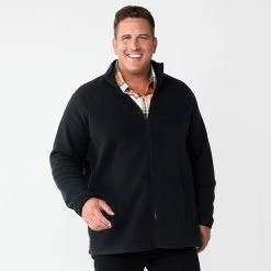 Big & Tall Sonoma Goods For Life® Polar Fleece Full-Zip Jacket Blue Multi