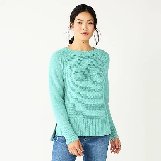 Women's Sonoma Goods For Life® Textured Raglan Sweater 7 Women's Sonoma Goods For Life® Textured Raglan Sweater - Image 5