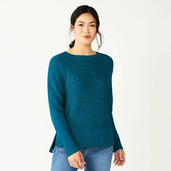 Women's Sonoma Goods For Life® Textured Raglan Sweater 8 Women's Sonoma Goods For Life® Textured Raglan Sweater - Image 6