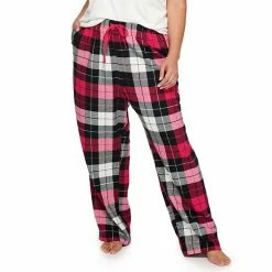 Plus Size Sonoma Goods For Life® Flannel Pajama Pants Wine Hearts -Sonoma Goods For Life shop unnamed file 5085