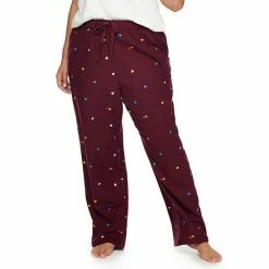 Plus Size Sonoma Goods For Life® Flannel Pajama Pants Wine Hearts -Sonoma Goods For Life shop unnamed file 5088