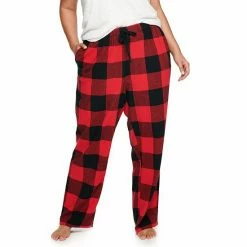 Plus Size Sonoma Goods For Life® Flannel Pajama Pants Wine Hearts -Sonoma Goods For Life shop unnamed file 5089