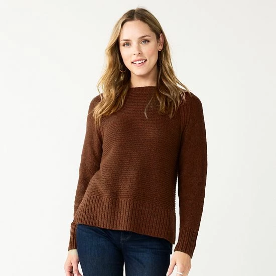 Women's Sonoma Goods For Life® Textured Raglan Sweater 10 Women's Sonoma Goods For Life® Textured Raglan Sweater - Image 8