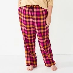 Plus Size Sonoma Goods For Life® Flannel Pajama Pants Wine Hearts -Sonoma Goods For Life shop unnamed file 5091