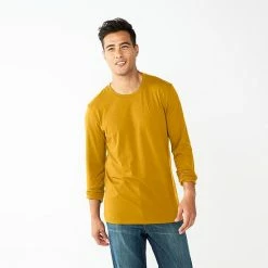 Men's Sonoma Goods For Life® Supersoft Long Sleeve Crewneck Tee Valentine Garden -Sonoma Goods For Life shop unnamed file 51