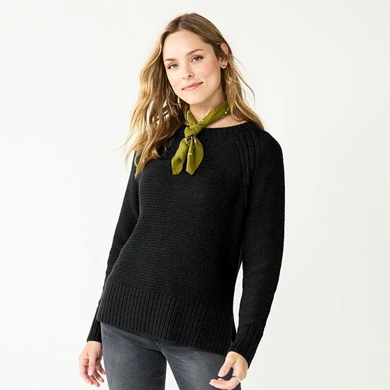 Women's Sonoma Goods For Life® Textured Raglan Sweater 11 Women's Sonoma Goods For Life® Textured Raglan Sweater - Image 9