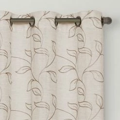 Sonoma Goods For Life® 2-pack Leaf Embroidery Window Curtains Tan -Sonoma Goods For Life shop unnamed file 5154
