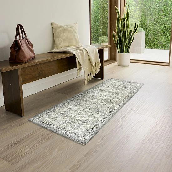 Sonoma Goods For Life® Printed Washable Area And Throw Rug Black 8 Sonoma Goods For Life® Printed Washable Area And Throw Rug Black - Image 6