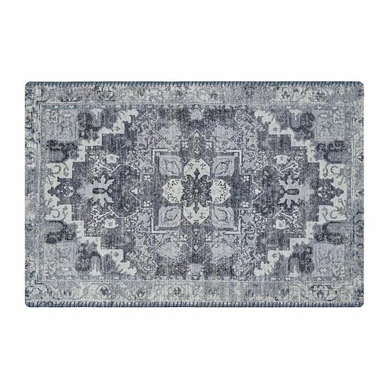 Sonoma Goods For Life® Printed Washable Area And Throw Rug Black 11 Sonoma Goods For Life® Printed Washable Area And Throw Rug Black - Image 9