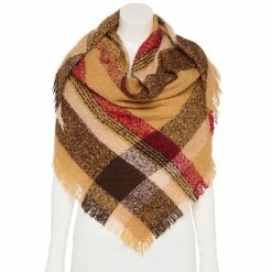 Women's Sonoma Goods For Life® Slub Yarn Boucle Triangle Scarf Cream -Sonoma Goods For Life shop unnamed file 5177