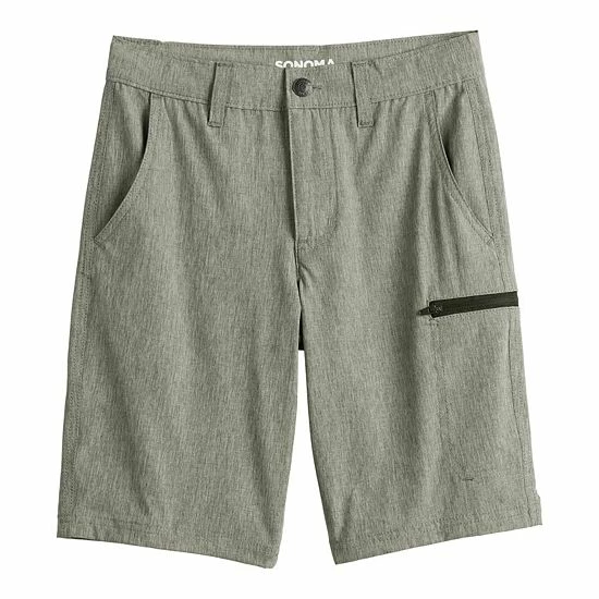 Boys 8-20 Sonoma Goods For Life® Flexwear Tech Shorts Elmore Tan 6 Boys 8-20 Sonoma Goods For Life® Flexwear Tech Shorts Elmore Tan - Image 4