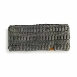 Women's Sonoma Goods For Life Ottoman Stitch Lined Headband Smokey Slate -Sonoma Goods For Life shop unnamed file 5188