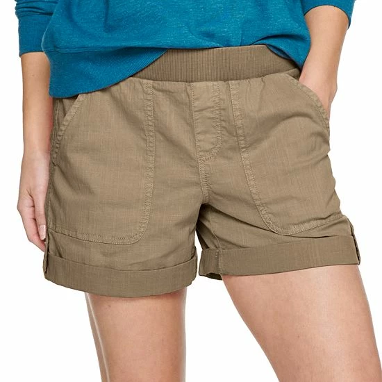 Women's Sonoma Goods For Life® Easy Pull-On 5" Utility Shorts Sydney Olive 4 Women's Sonoma Goods For Life® Easy Pull-On 5" Utility Shorts Sydney Olive - Image 2