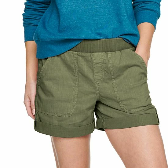 Women's Sonoma Goods For Life® Easy Pull-On 5" Utility Shorts Sydney Olive 8 Women's Sonoma Goods For Life® Easy Pull-On 5" Utility Shorts Sydney Olive - Image 6