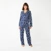 Petite Sonoma Goods For Life® Knit Pajama Shirt & Pajama Pants Sleep Set Navy Lil Fisle -Sonoma Goods For Life shop unnamed file 5223
