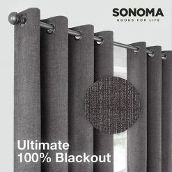 Sonoma Goods For Life® Ultimate Performance Distressed Chenille 100% Blackout 2-pk Curtain Indigo 15 Sonoma Goods For Life® Ultimate Performance Distressed Chenille 100% Blackout 2-pk Curtain Indigo -Sonoma Goods For Life shop unnamed file 5239