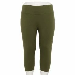 Plus Size Sonoma Goods For Life® Knit Capri Leggings Black -Sonoma Goods For Life shop unnamed file 5287