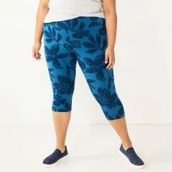 Plus Size Sonoma Goods For Life® Knit Capri Leggings Black -Sonoma Goods For Life shop unnamed file 5288