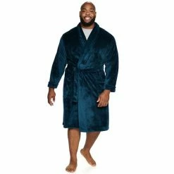 Big & Tall Sonoma Goods For Life® Plush Robe Uptown Gray -Sonoma Goods For Life shop unnamed file 5325