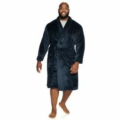 Big & Tall Sonoma Goods For Life® Plush Robe Uptown Gray -Sonoma Goods For Life shop unnamed file 5327