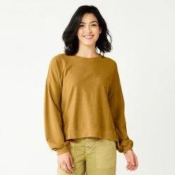 Women's Sonoma Goods For Life® Side Tie Sweatshirt Copperish -Sonoma Goods For Life shop unnamed file 5373