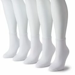 Women's Sonoma Goods For Life® 5 Pack Neutral Color Quarter Socks White -Sonoma Goods For Life shop unnamed file 5385