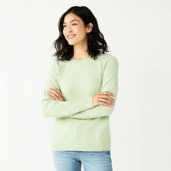 Women's Sonoma Goods For Life® Pull-On Raglan Sweater Dark Teal