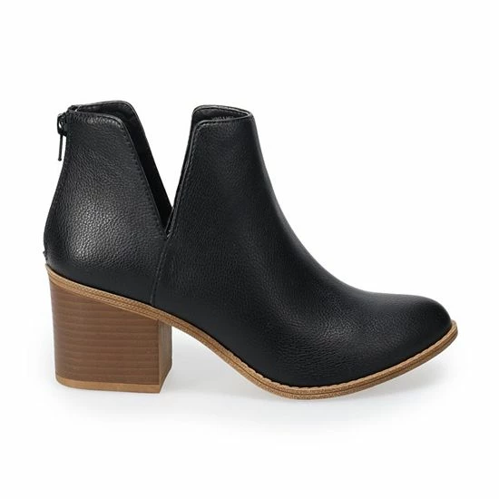 Sonoma Goods For Life® Donkey Women's Western Dip Ankle Boots Brown 4 Sonoma Goods For Life® Donkey Women's Western Dip Ankle Boots Brown - Image 2