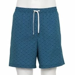 Men's Sonoma Goods For Life® Full Elastic Waistband Swim Trunks Aqua Geo -Sonoma Goods For Life shop unnamed file 5463