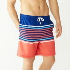 Men's Sonoma Goods For Life® Full Elastic Waistband Swim Trunks Aqua Geo -Sonoma Goods For Life shop unnamed file 5464