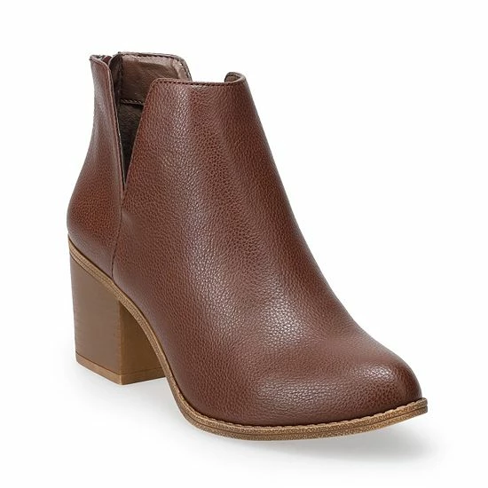 Sonoma Goods For Life® Donkey Women's Western Dip Ankle Boots Brown 10 Sonoma Goods For Life® Donkey Women's Western Dip Ankle Boots Brown - Image 8